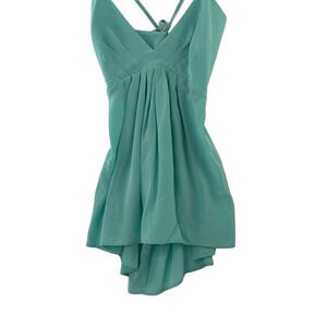 Aritzia Wilfred Mint Green Silk Dress